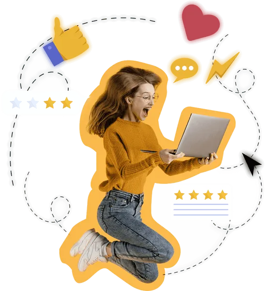 customer experience creative collage